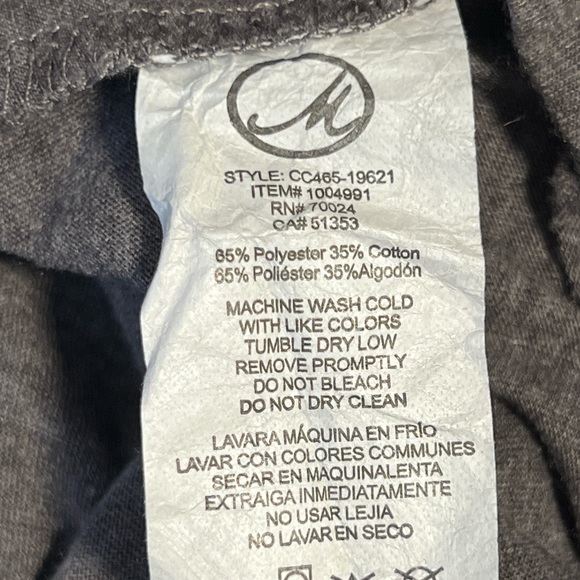 Mod-o-doc M grey and white Keyhole Back Tank Dress - Picture 7 of 7